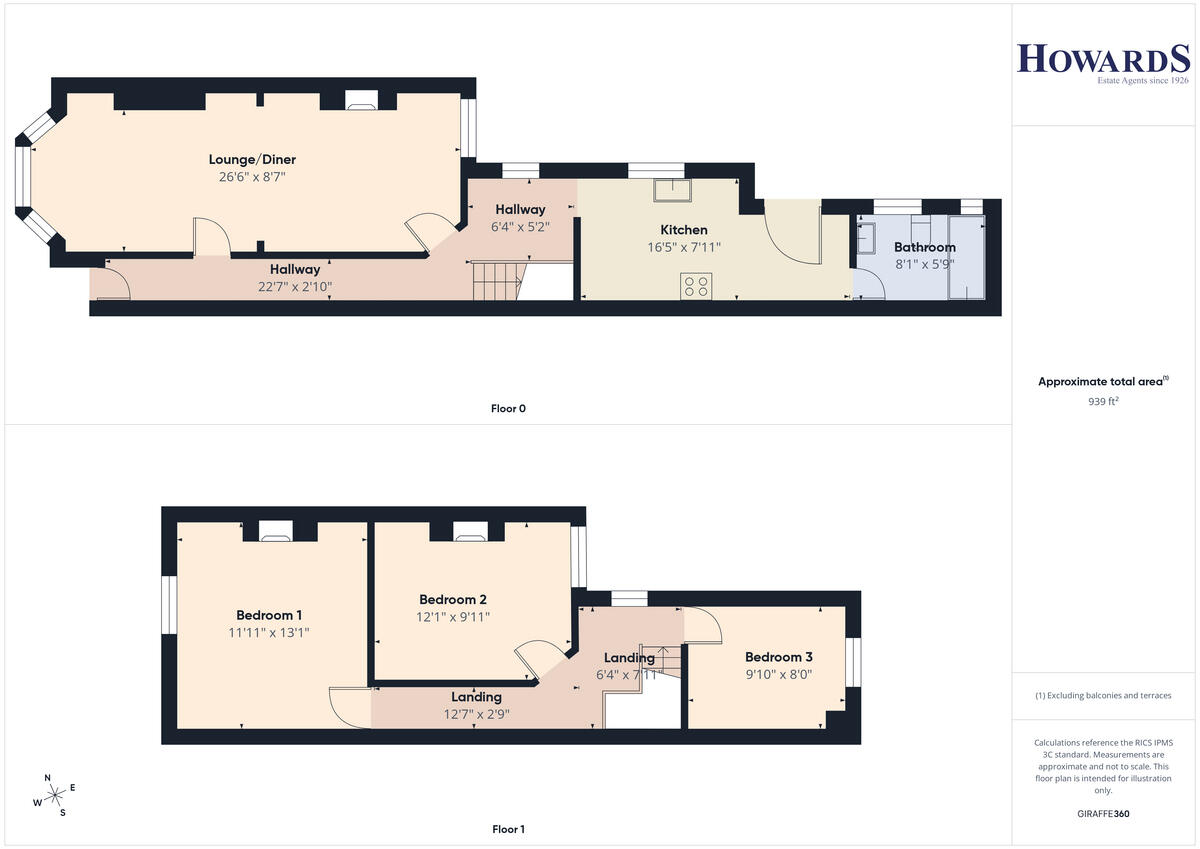 Worthing Road, Lowestoft floorplan