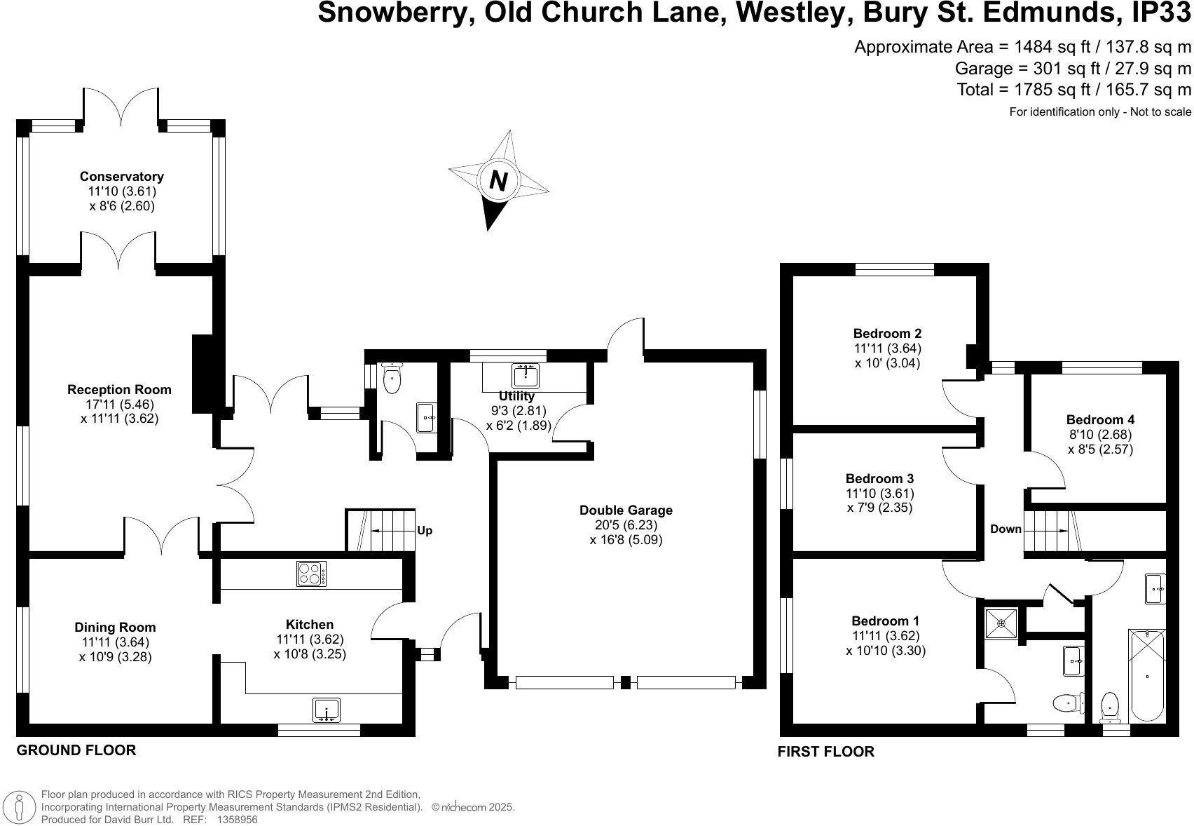 Westley, Bury St. Edmunds, Suffolk. floorplan