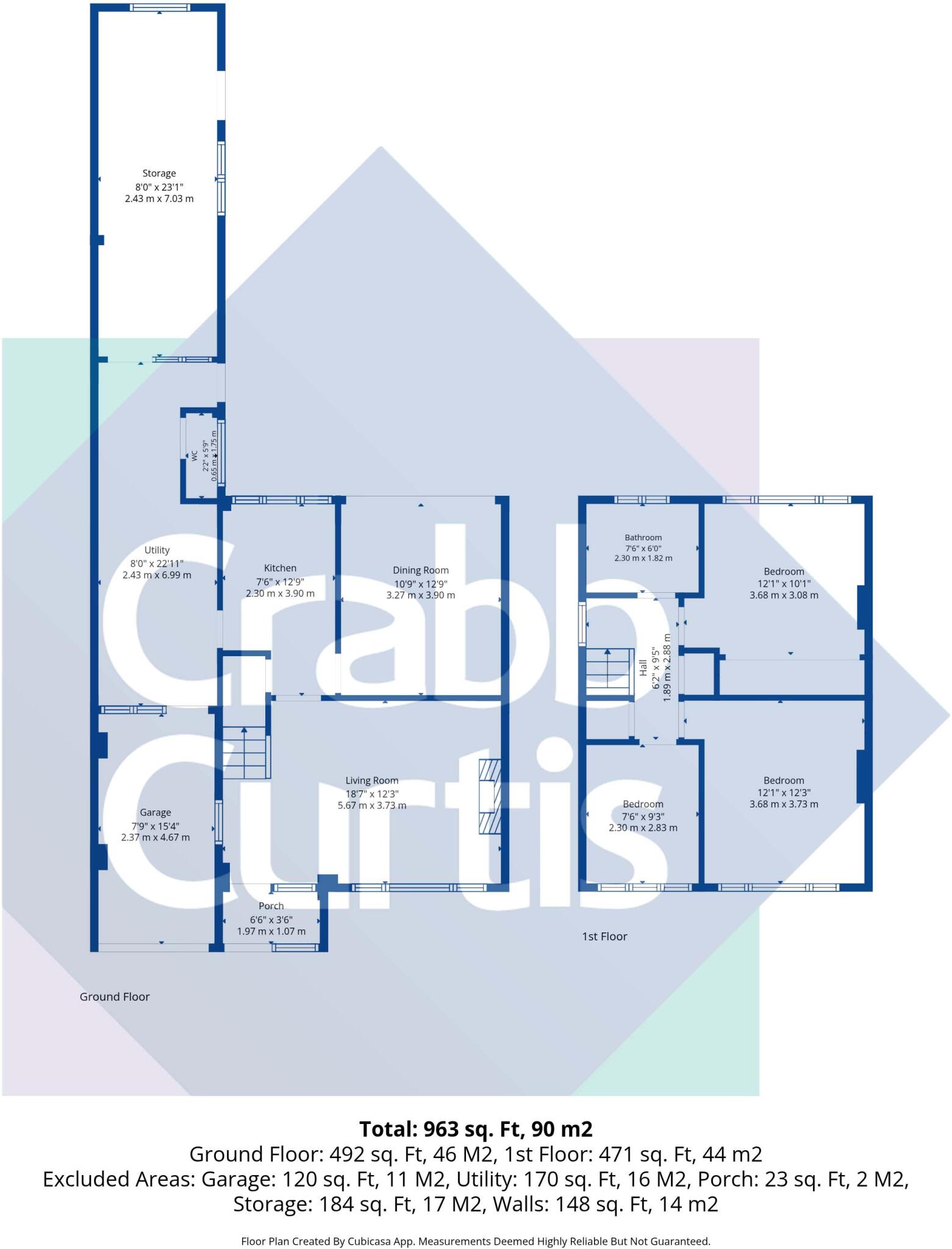 Rugby Road, Cubbington, CV32 floorplan