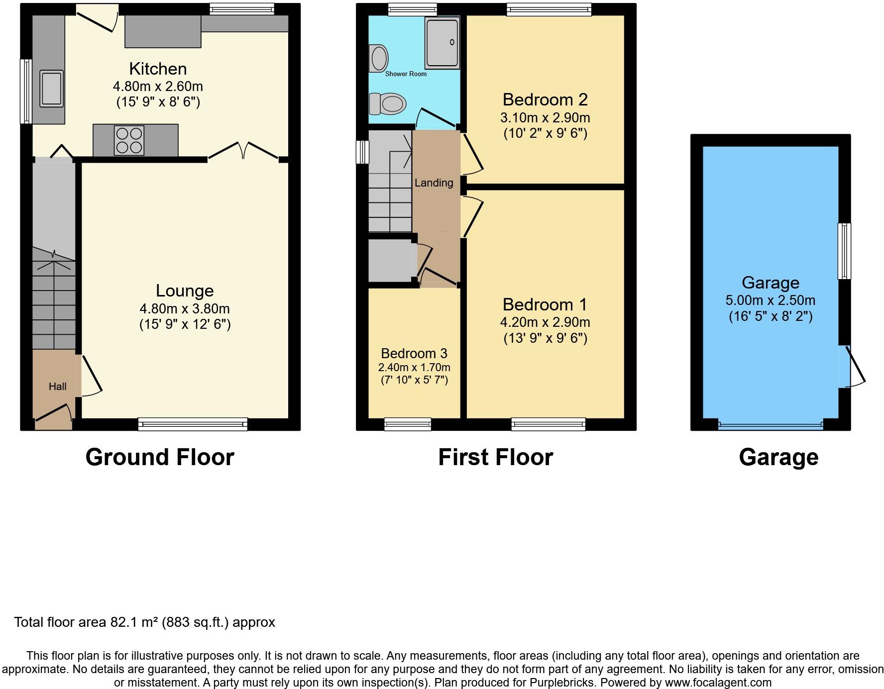 Wheelwright Close, Leeds, LS12 floorplan