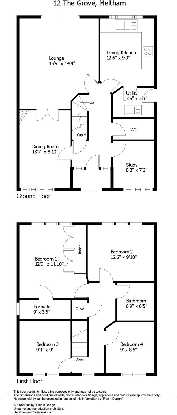 The Grove, Meltham, Holmfirth, HD9 floorplan