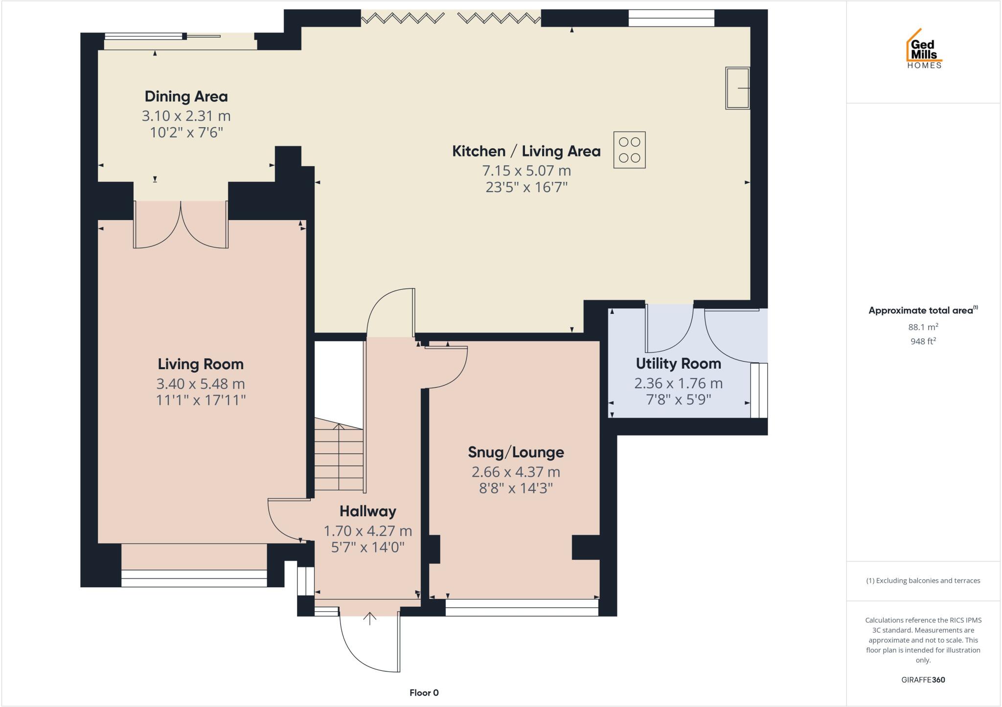 Patterdale Avenue , Fleetwood  floorplan