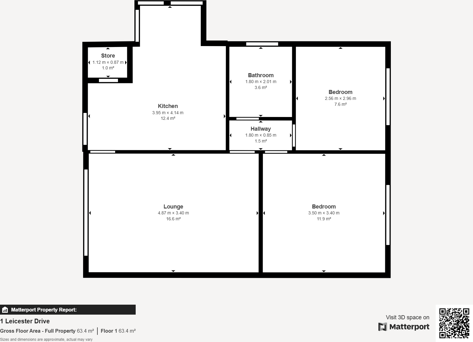 Leicester Drive, Glossop floorplan