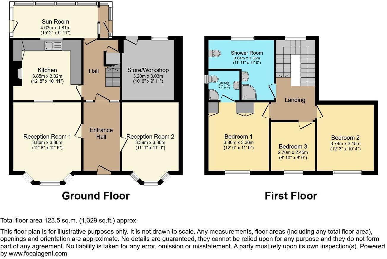 Grove View, Trevarth Road, TR16 floorplan