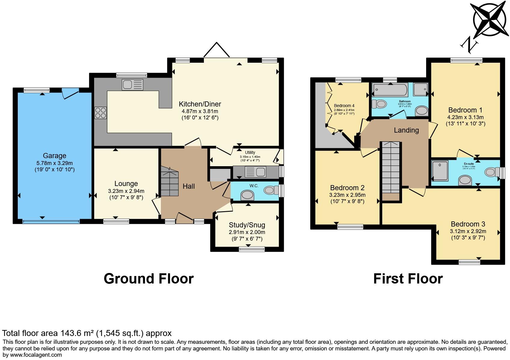 Winters Lane, Newark, NG23 floorplan