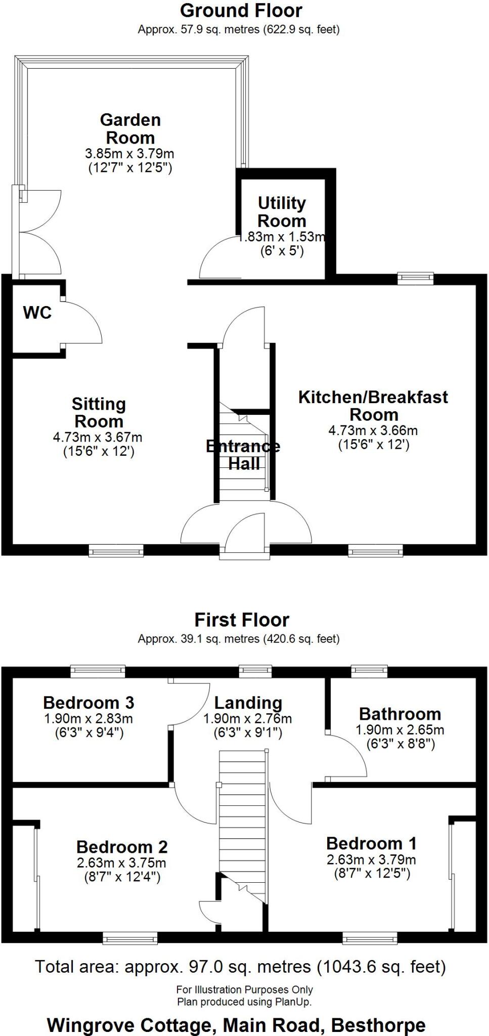 Main Road, Besthorpe floorplan