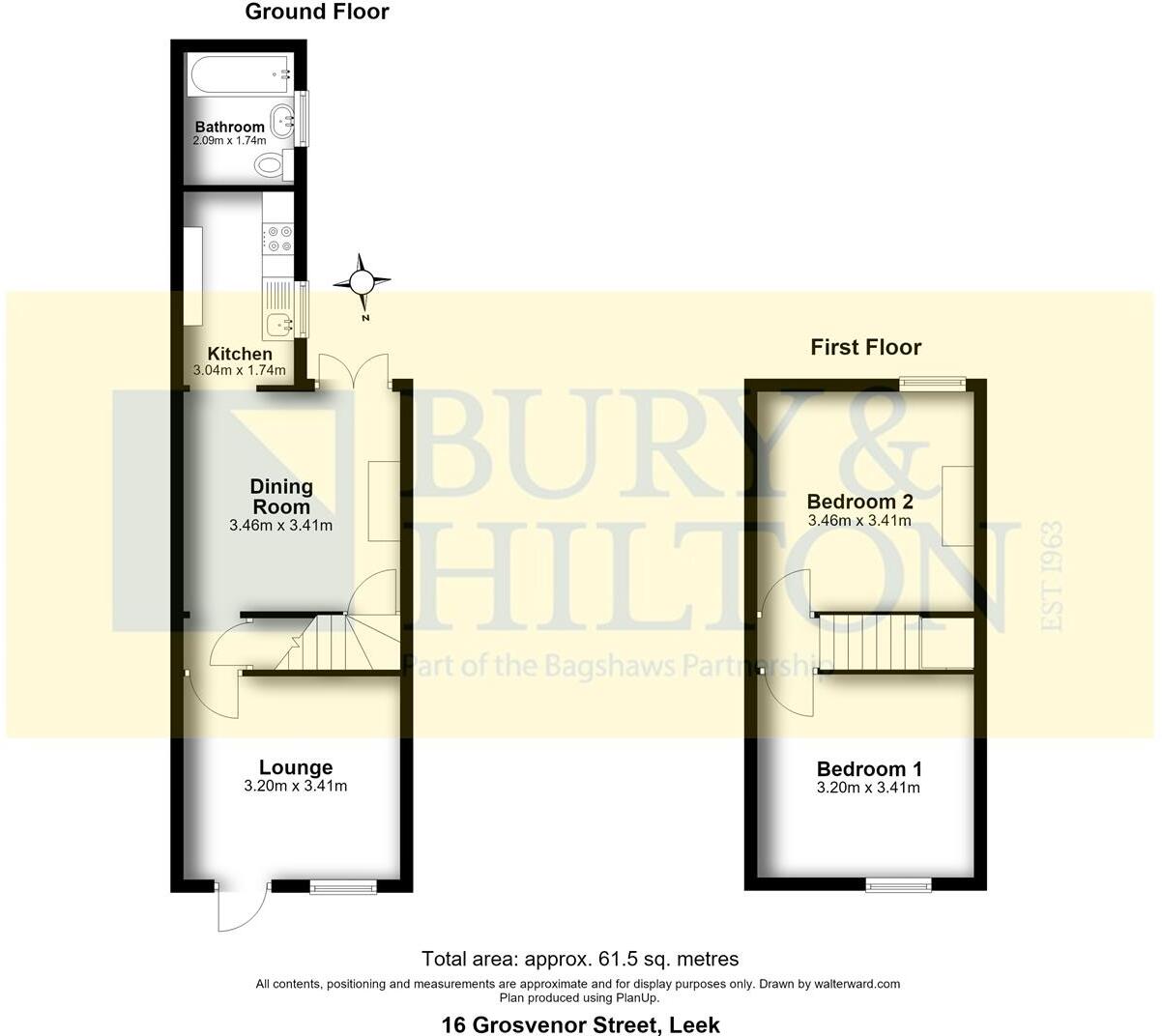 Grosvenor Street, Leek floorplan