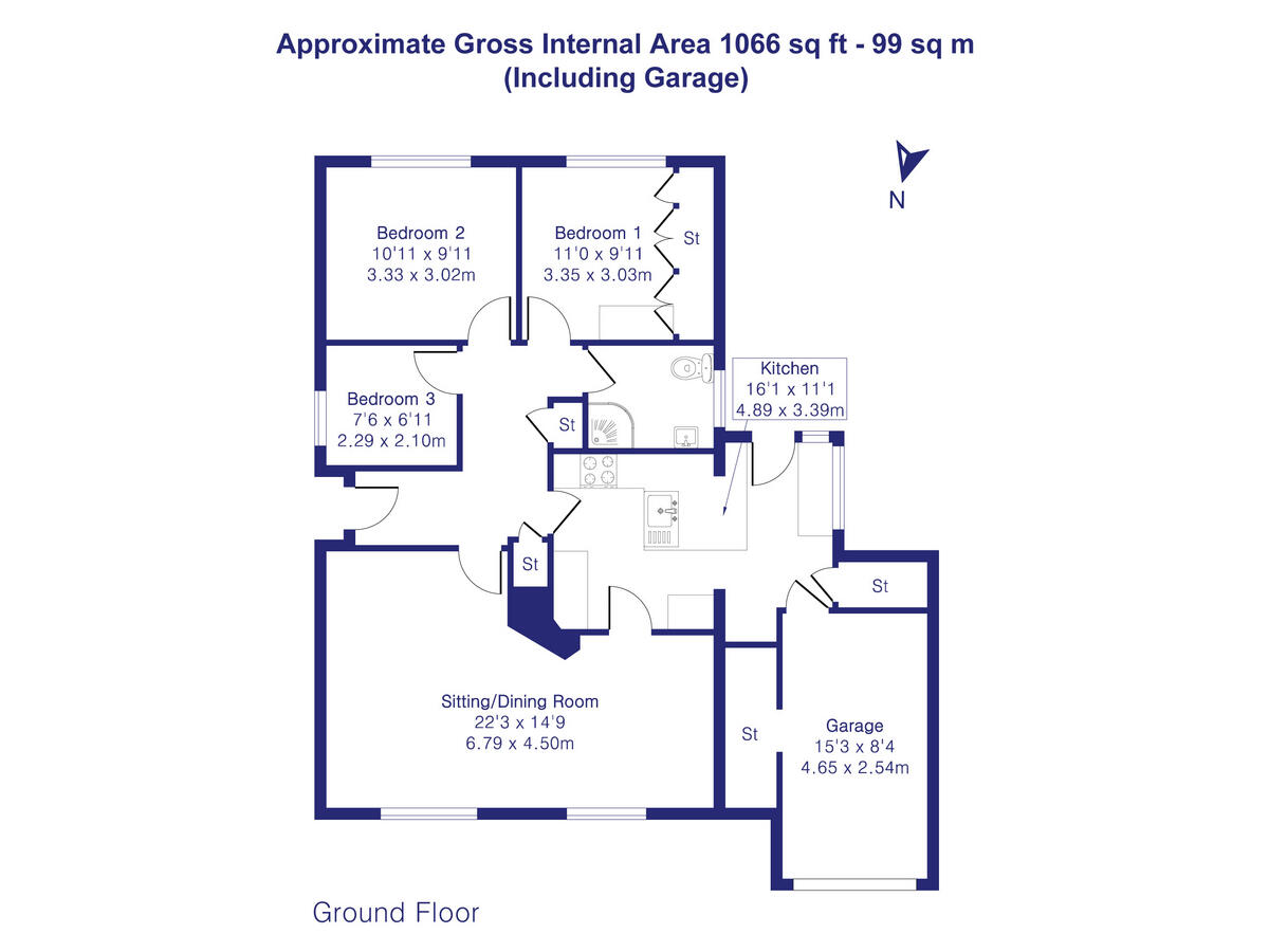 Westlands Avenue, Weston on the Green, OX25 floorplan