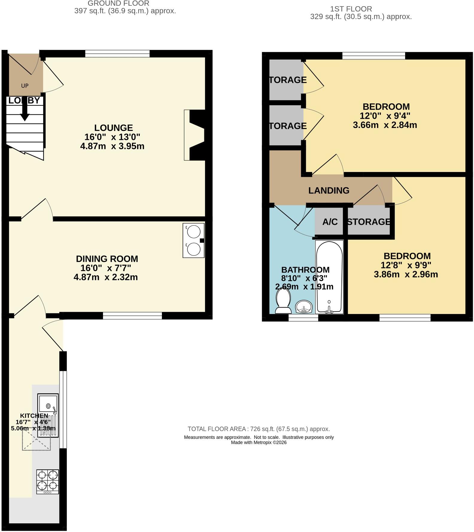 19 Cowbar Cottages, Staithes, TS13 5DA floorplan