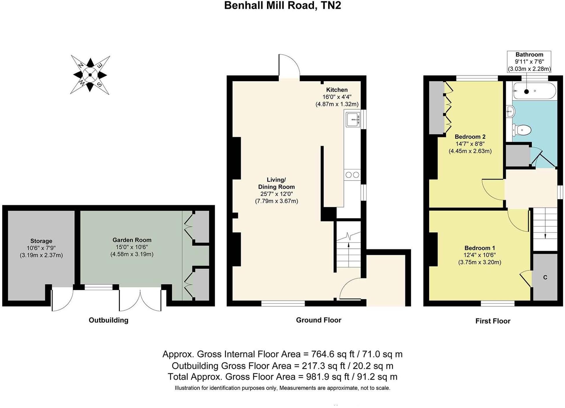 Benhall Mill Road, Tunbridge Wells, TN2 floorplan