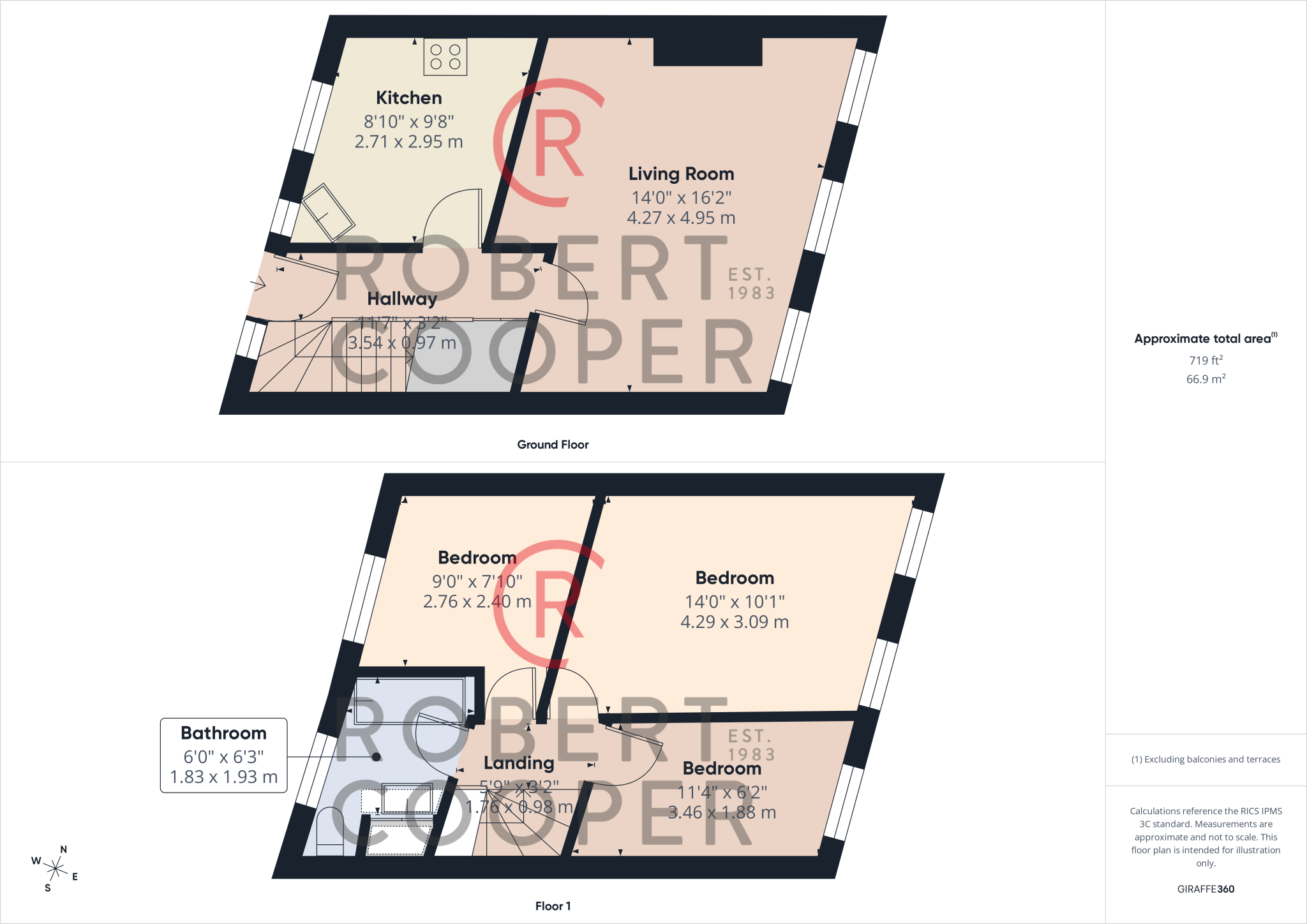 Field End Road, Pinner, HA5 floorplan