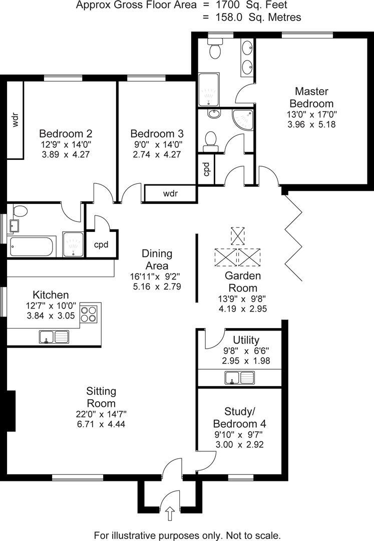 Kensington Road, Savile Park, Halifax floorplan