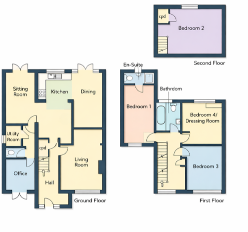 Adam Close, Great Sutton, Ellesmere Port, Cheshire, CH66 floorplan