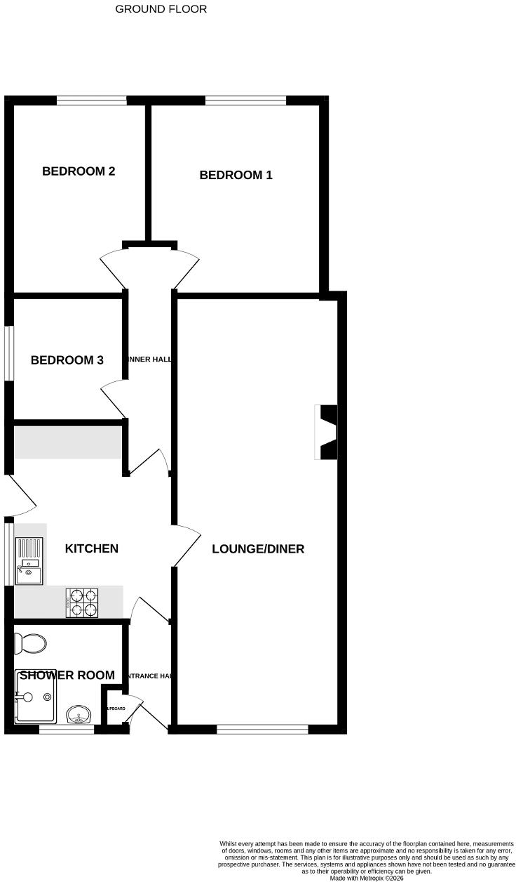 Moss Park Avenue, Werrington, Stoke on Trent, ST9 0EP floorplan