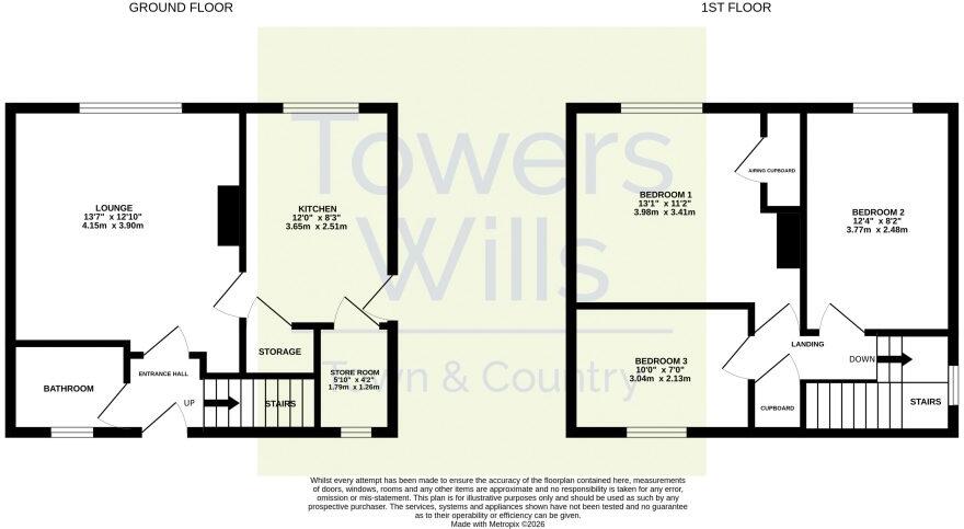 Townsend, Marston Magna, Yeovil, Somerset, BA22 floorplan