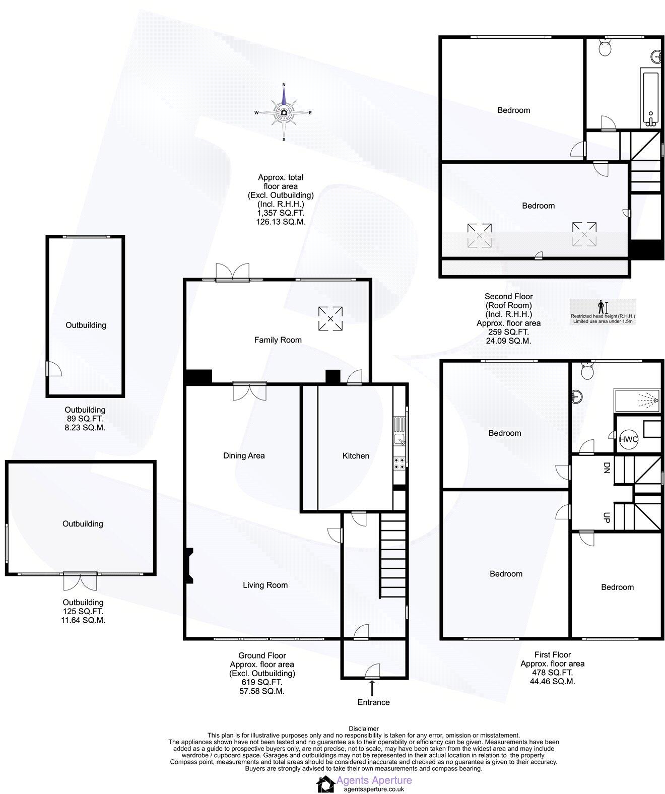 Newbury Gardens, Upminster, RM14 floorplan
