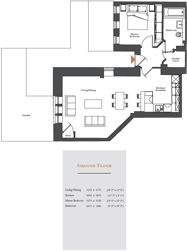4, The Lowry, St James Park, Locksway Road, Southsea, PO4 floorplan