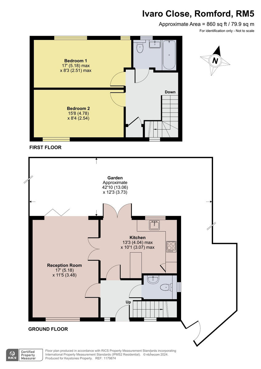 Ivaro Close, Collier Row, RM5 floorplan