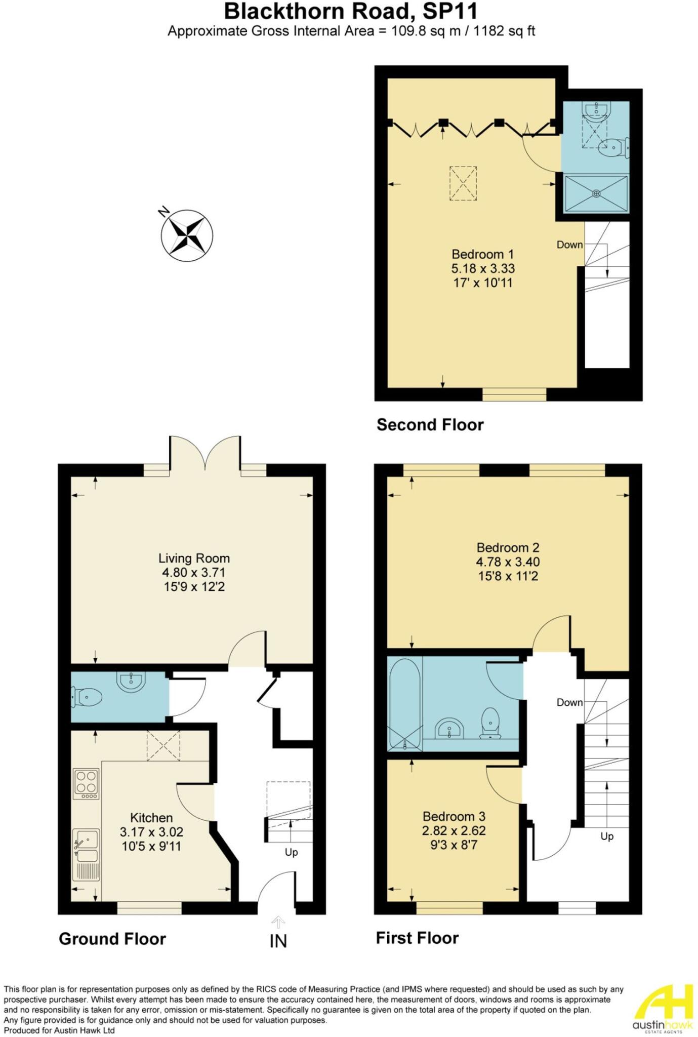 Blackthorn Road, Andover, SP11 floorplan