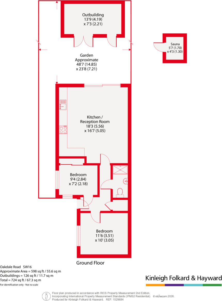 Oakdale Road, Streatham, London, SW16 floorplan