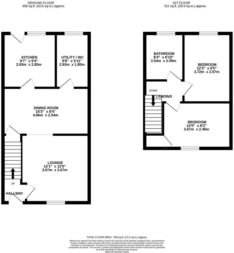 The Headlands, Market Harborough floorplan