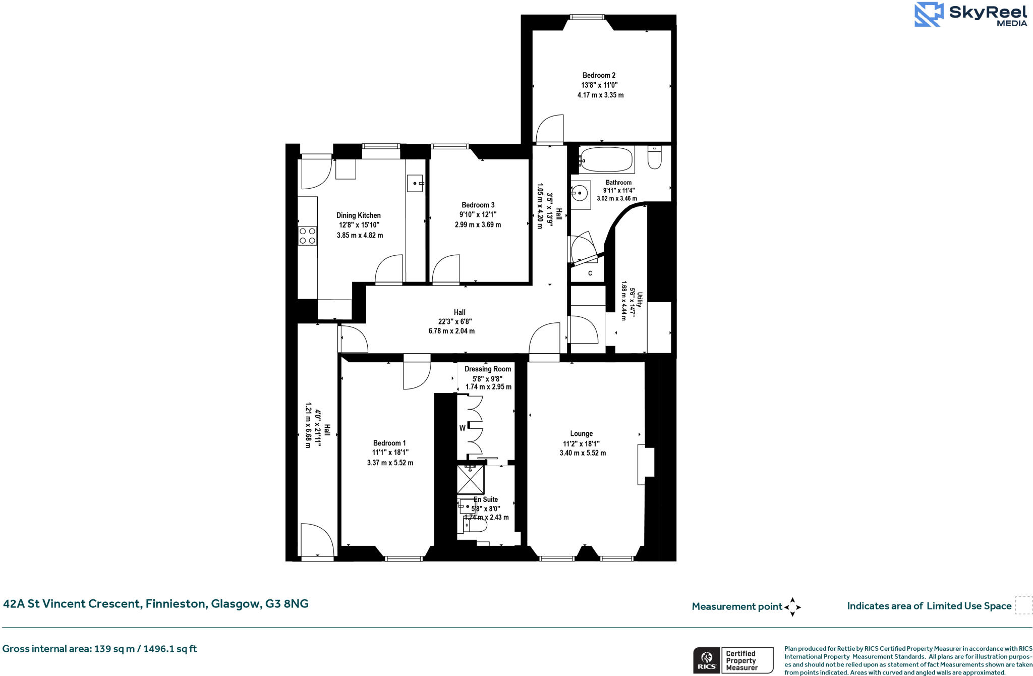 St Vincent Crescent, Finnieston, Glasgow floorplan
