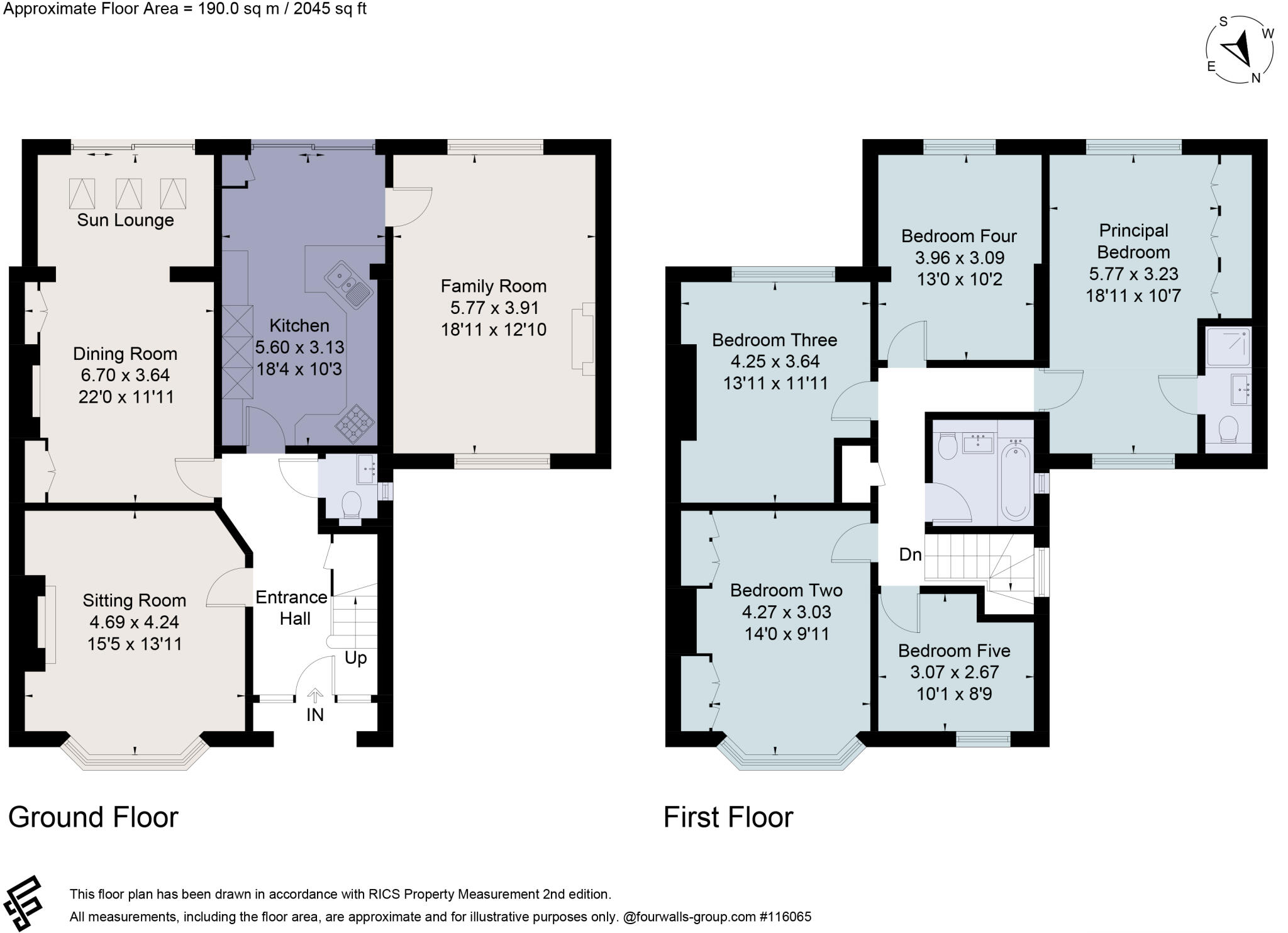 45, Stoke Grove, Stoke Bishop, Bristol, BS9 floorplan