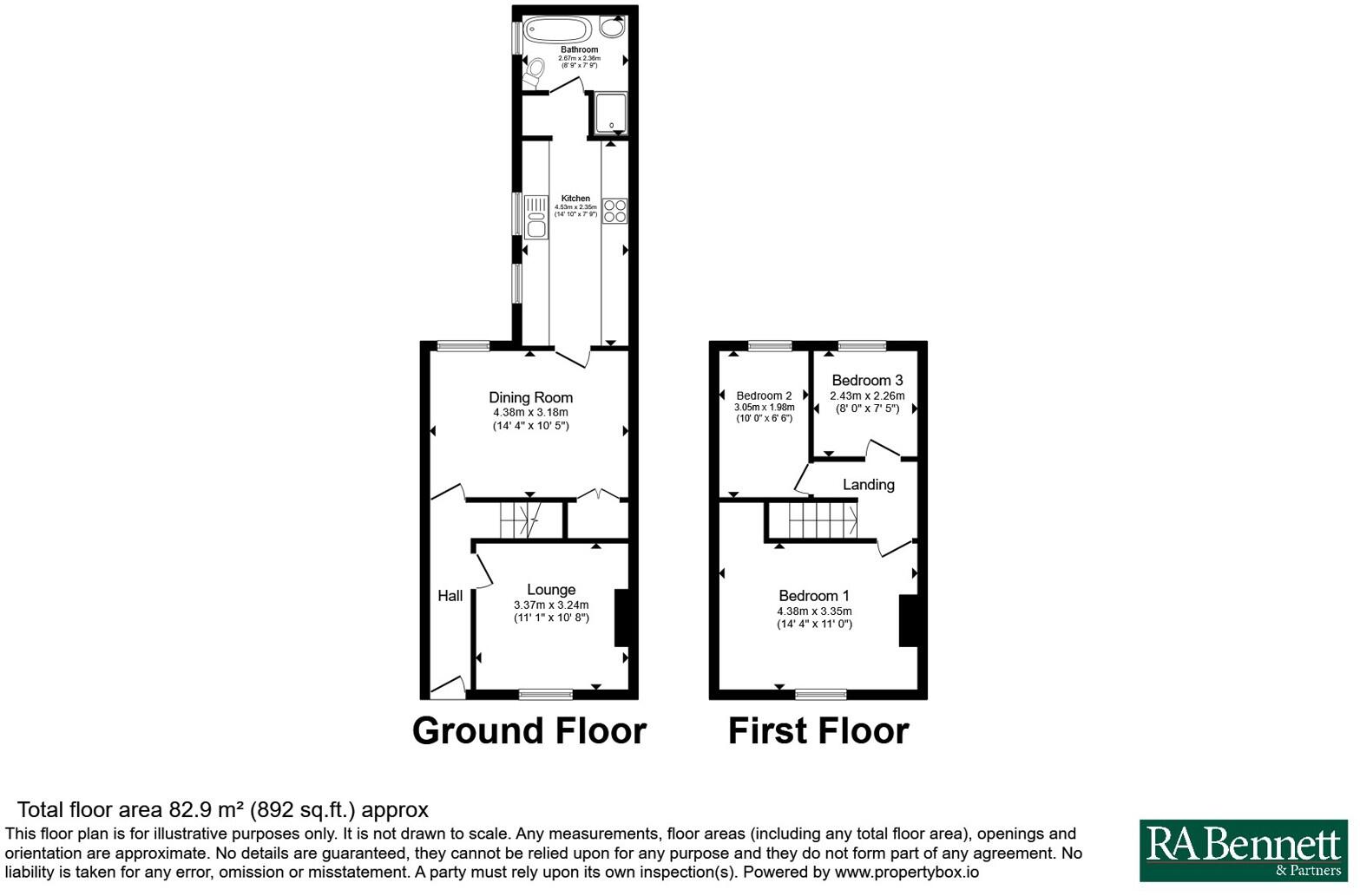 Brunswick Street, Cheltenham, Gloucestershire, GL50 floorplan