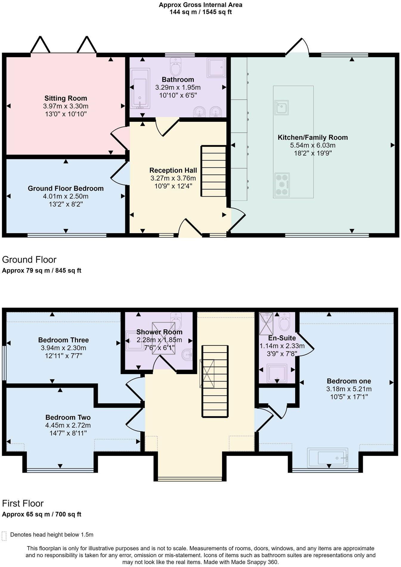 Cascon, Upper Denbigh Road, St Asaph, Denbighshire LL17 0RW floorplan