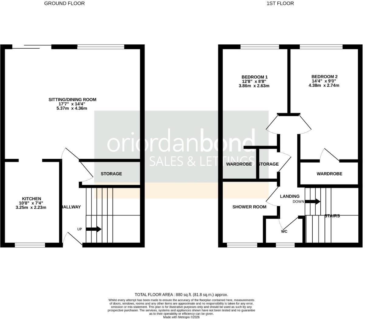 Brickwell Court, Standens Barn, Northampton NN3 floorplan