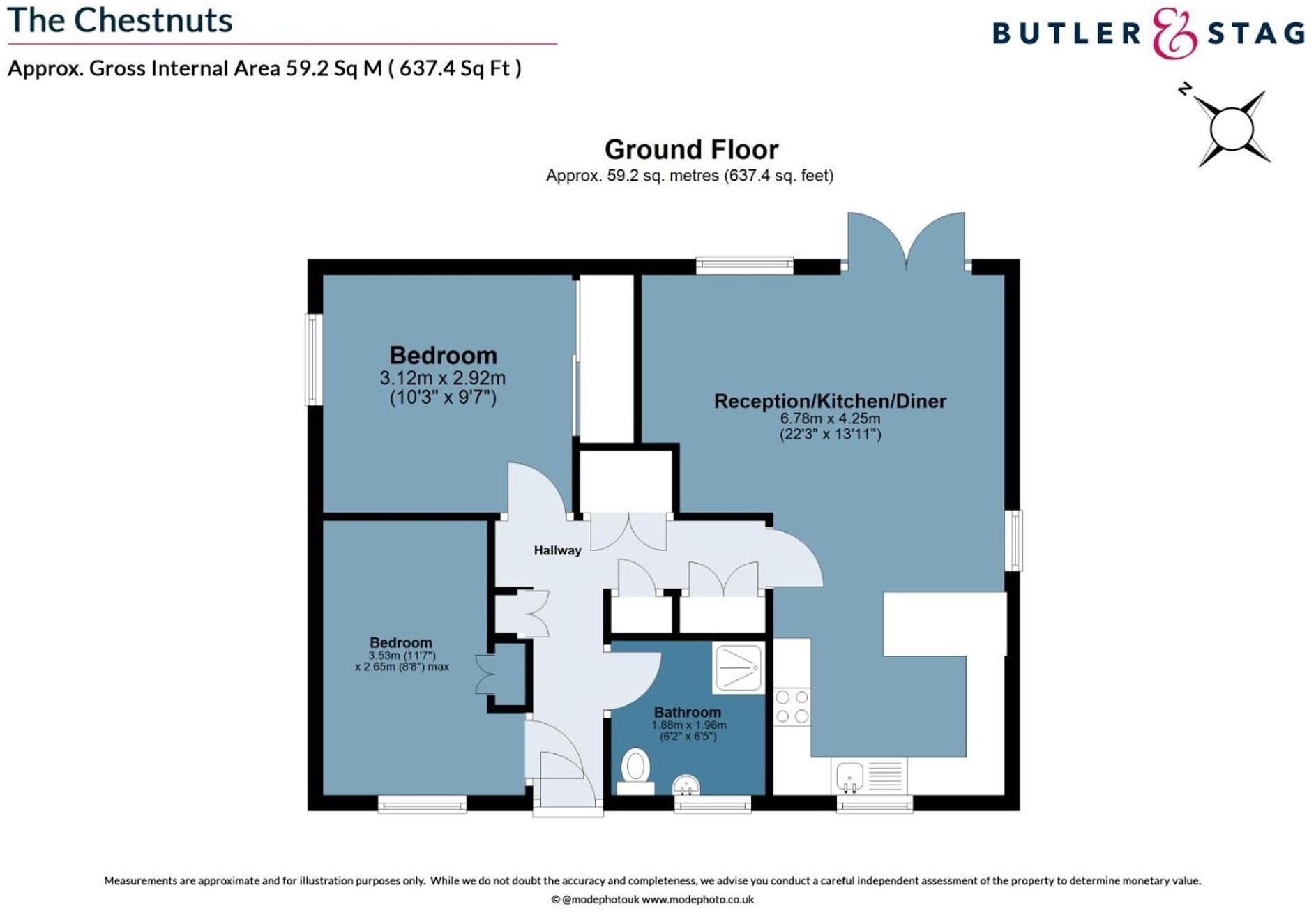 Ongar Road, Abridge, RM4 floorplan