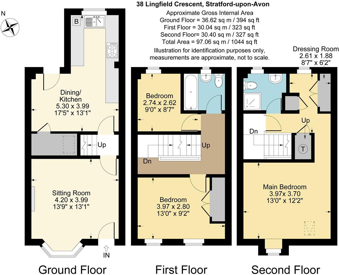 Lingfield Crescent, Stratford-upon-Avon floorplan