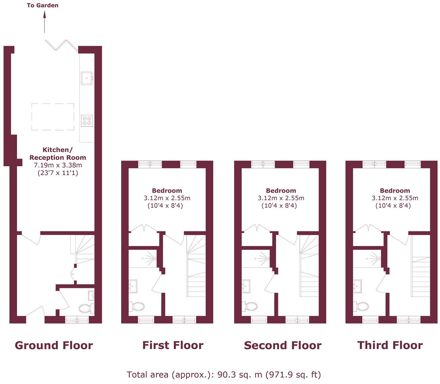 Turner Street, Whitechapel, London, E1 floorplan