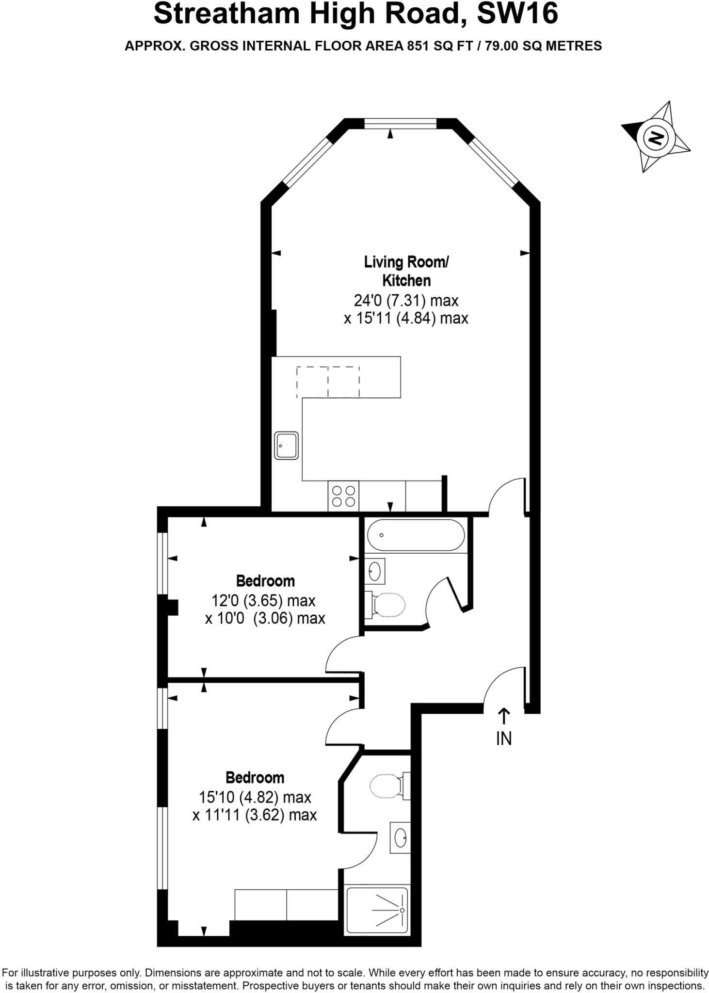 Streatham High Road, Lambeth, London floorplan