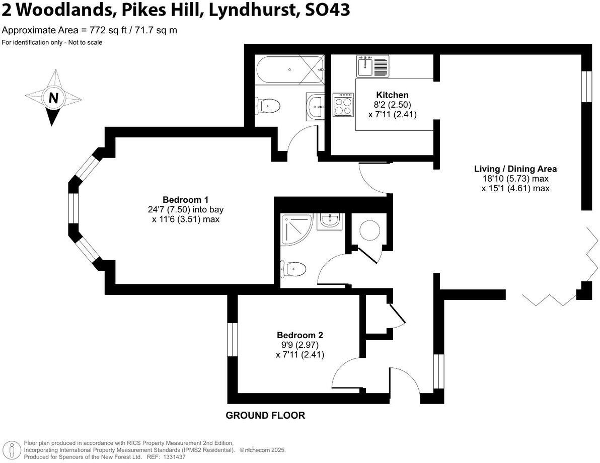 Pikes Hill, Lyndhurst, SO43 floorplan