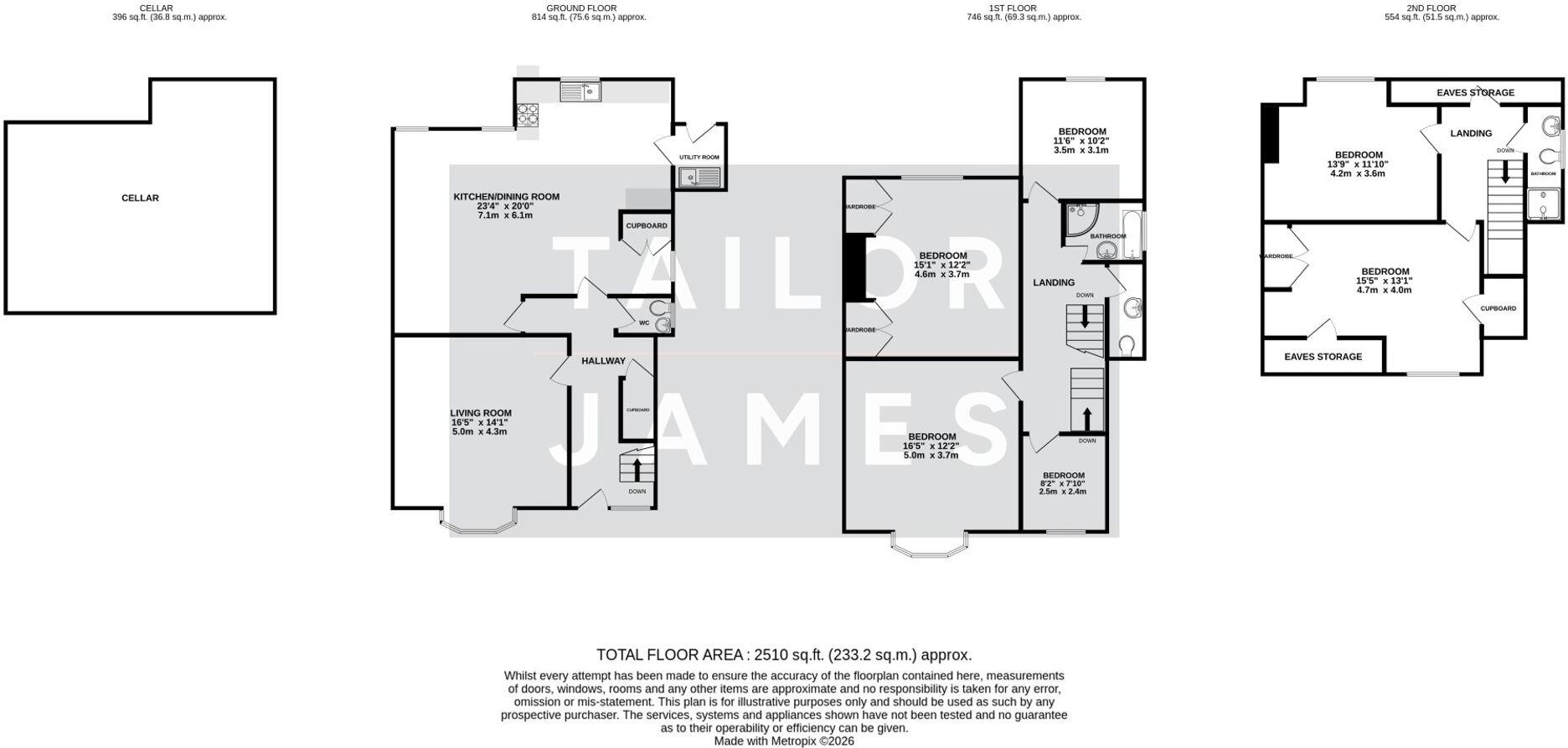 York Avenue, Hove, BN3 floorplan