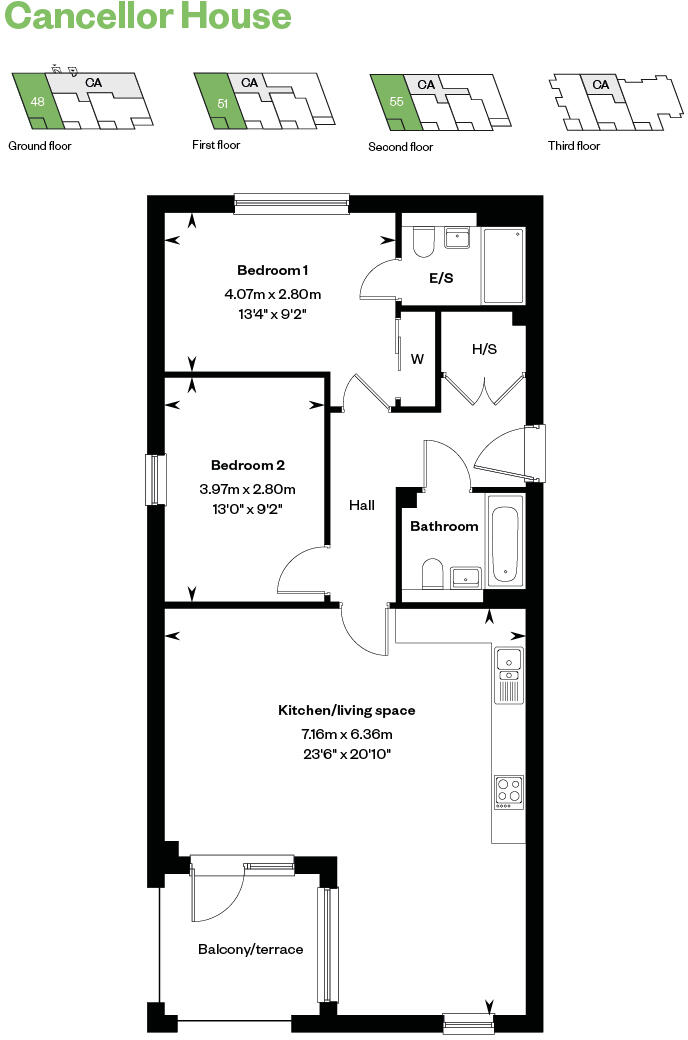 Granadiers Rd,
Winchester,
SO22 6GR floorplan