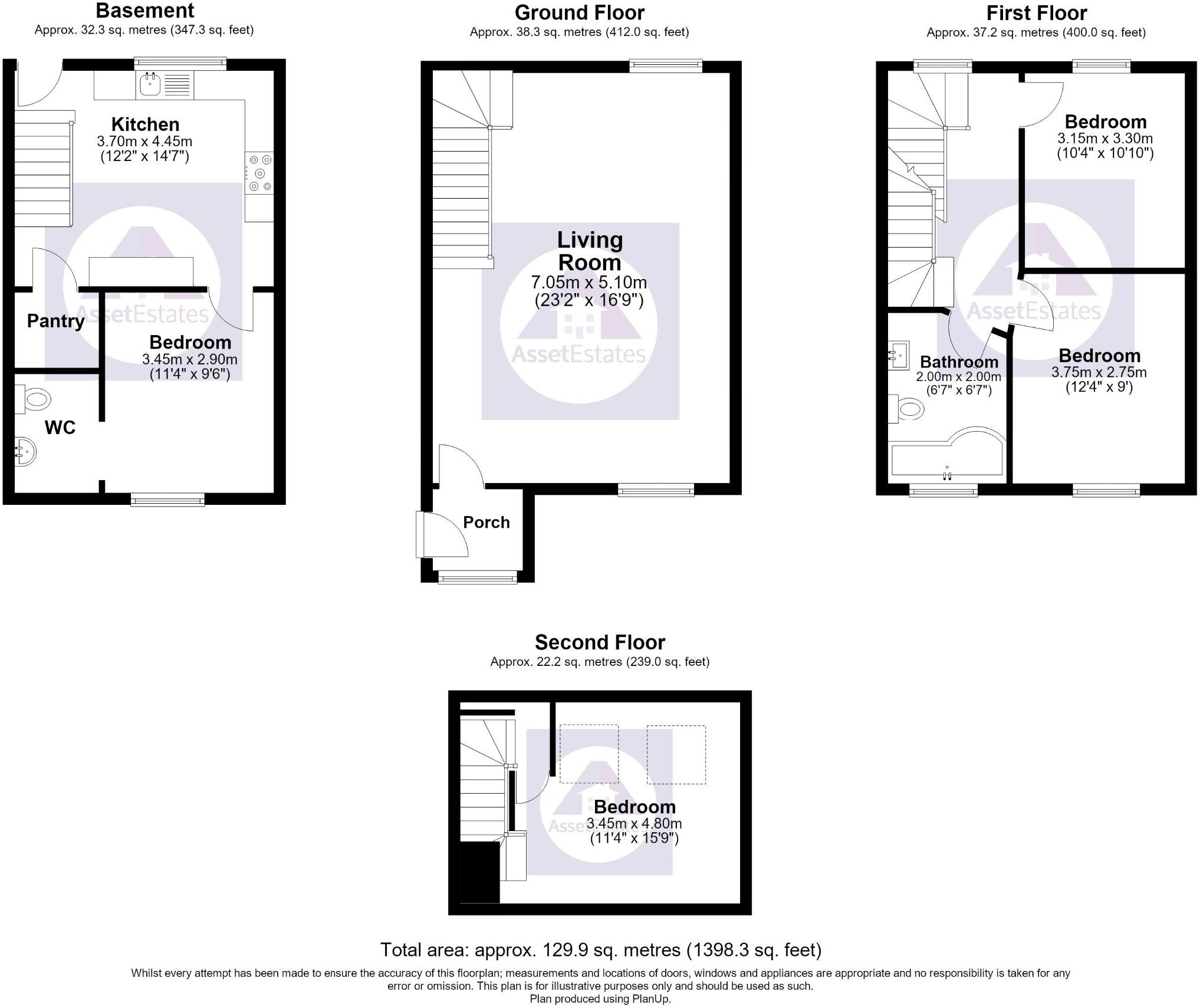 Rices Houses, Cwmtillery floorplan