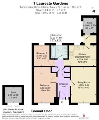 1, Laureate Gardens, Newmarket, Suffolk, CB8 floorplan