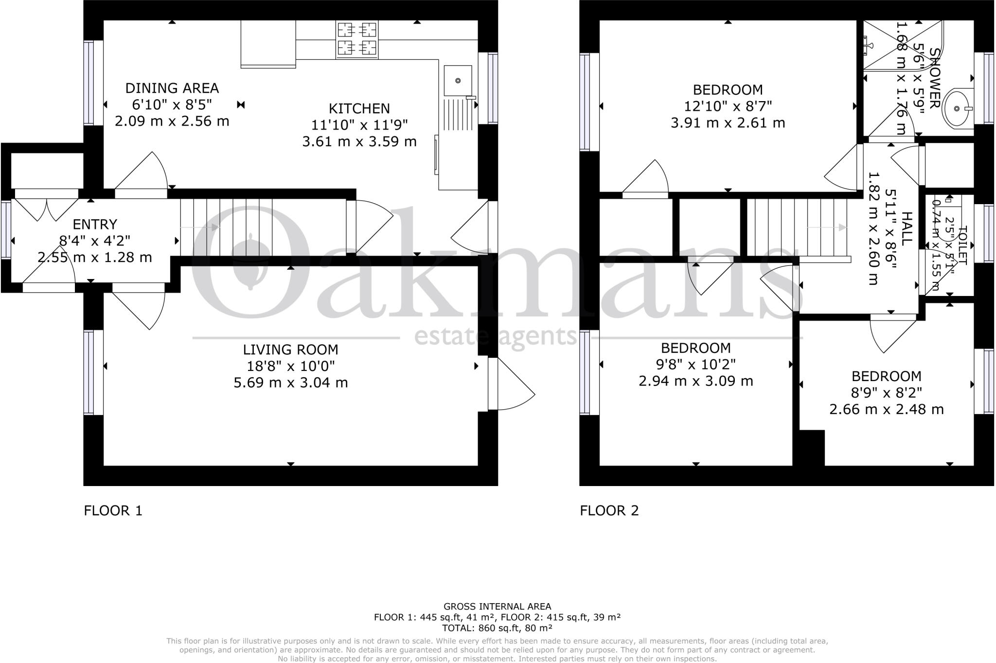 The Roundabout, Birmingham, B31 floorplan