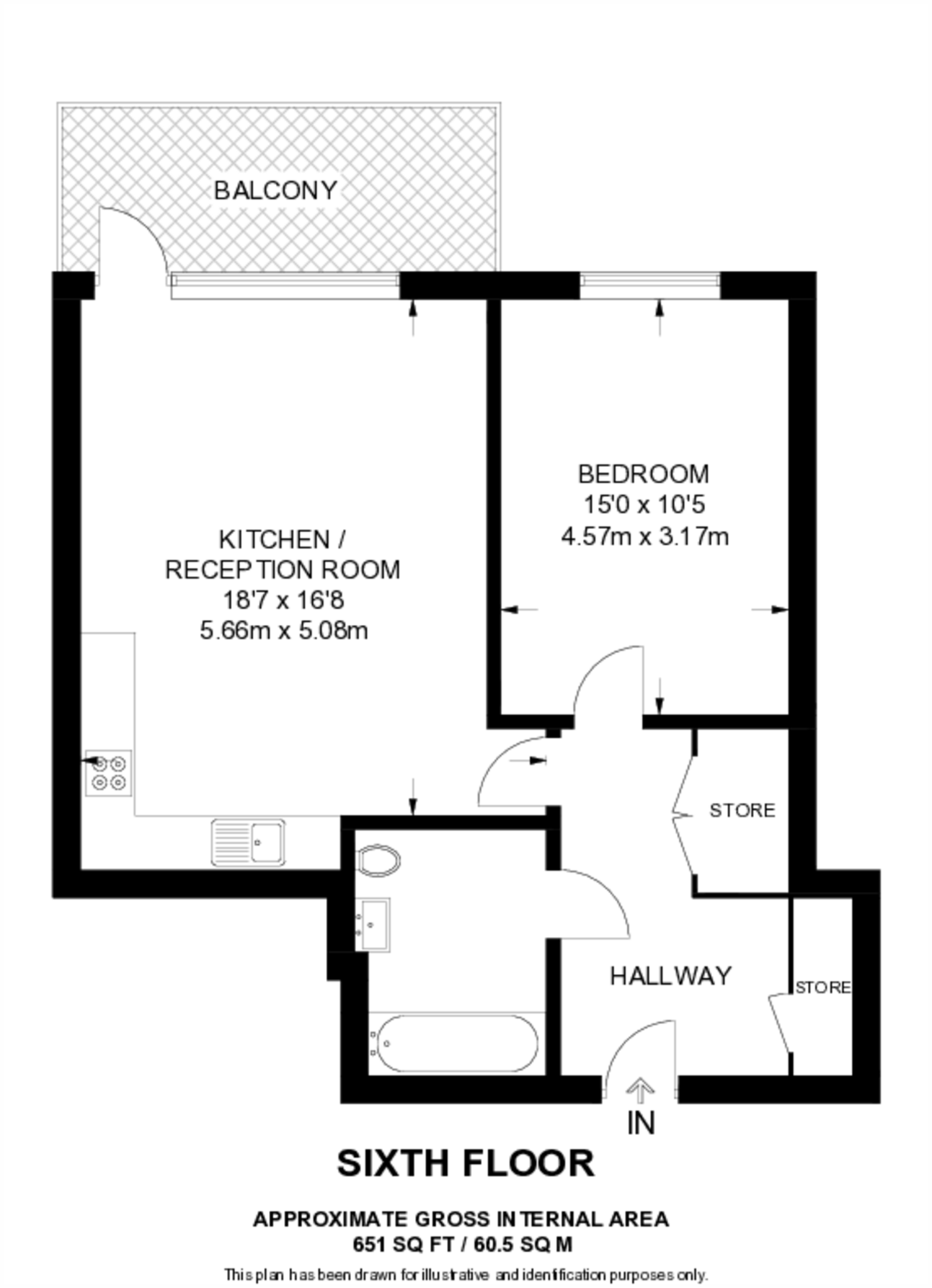 Cornwell House, 23 Ron Leighton Way, East Ham, London, E6 floorplan