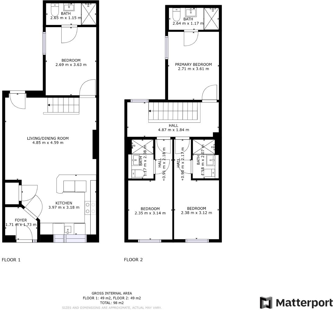 17 Kilbourn Street, Nottingham, NG3 1BQ floorplan