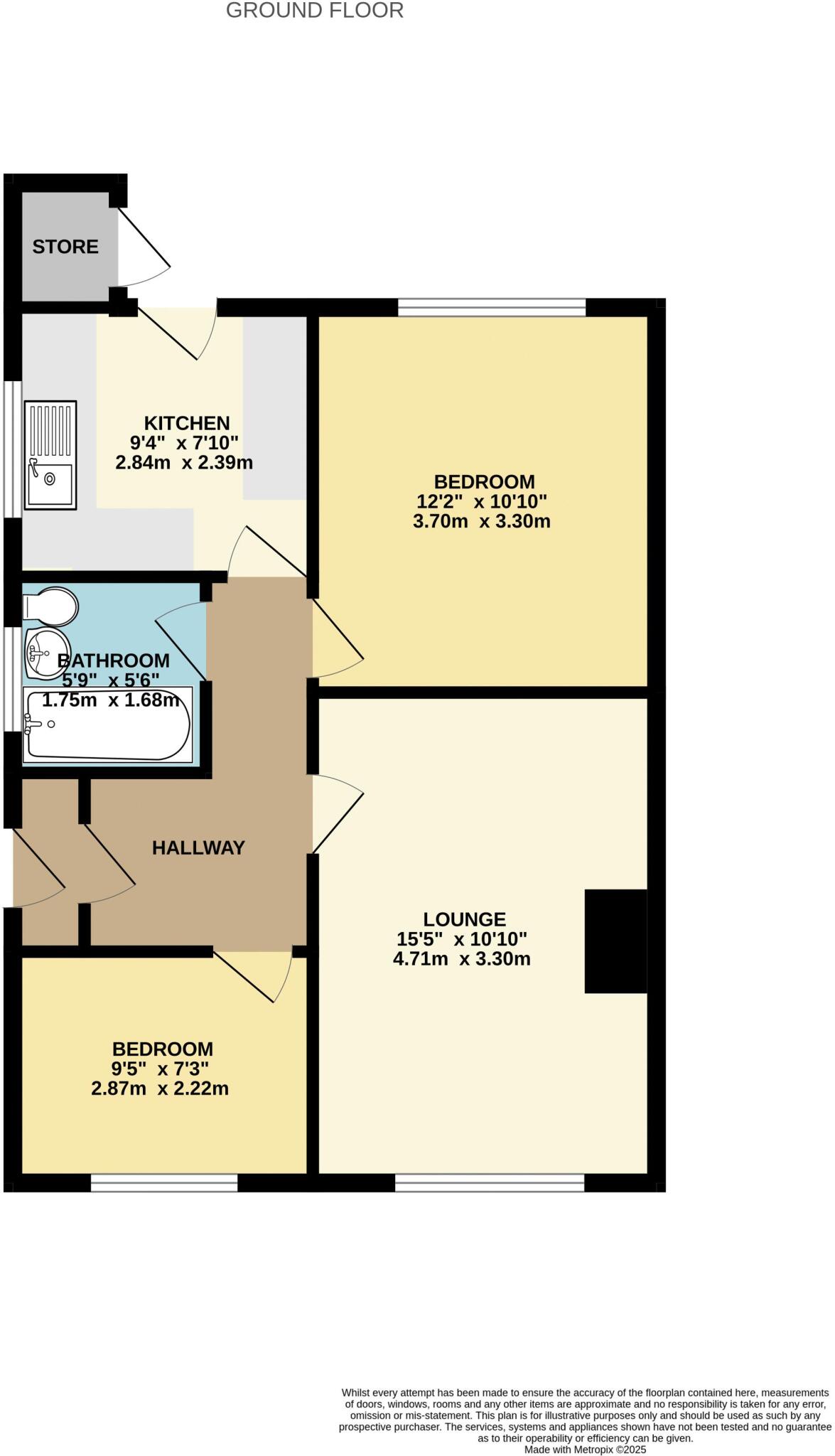 Dewsbury Avenue, Scunthorpe floorplan