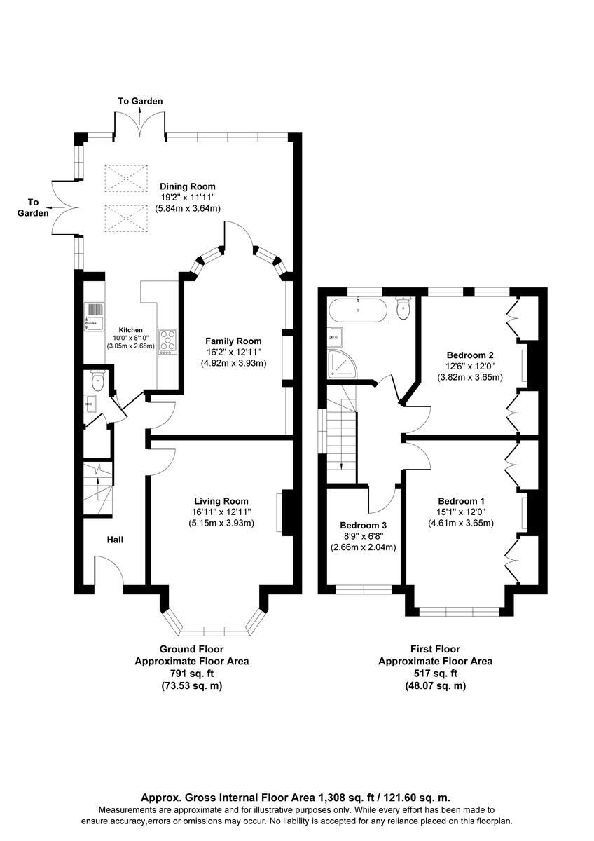 Woodgrange Avenue, North Finchley, N12 floorplan