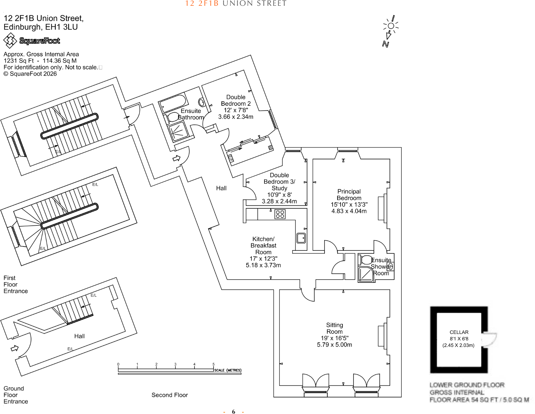 Union Street, Edinburgh, EH1 floorplan