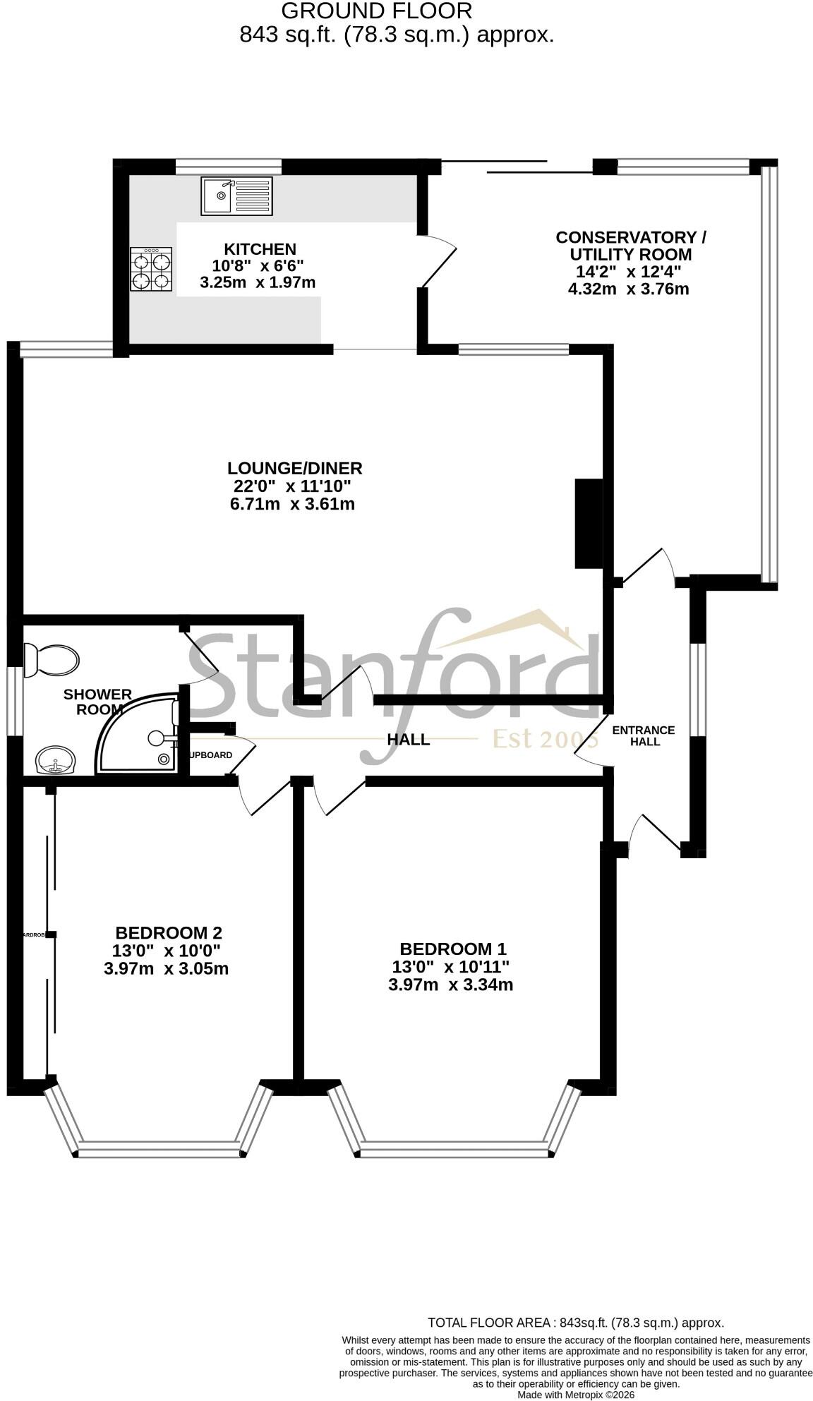 Jubilee Gardens, Southampton, Hampshire, SO18 floorplan