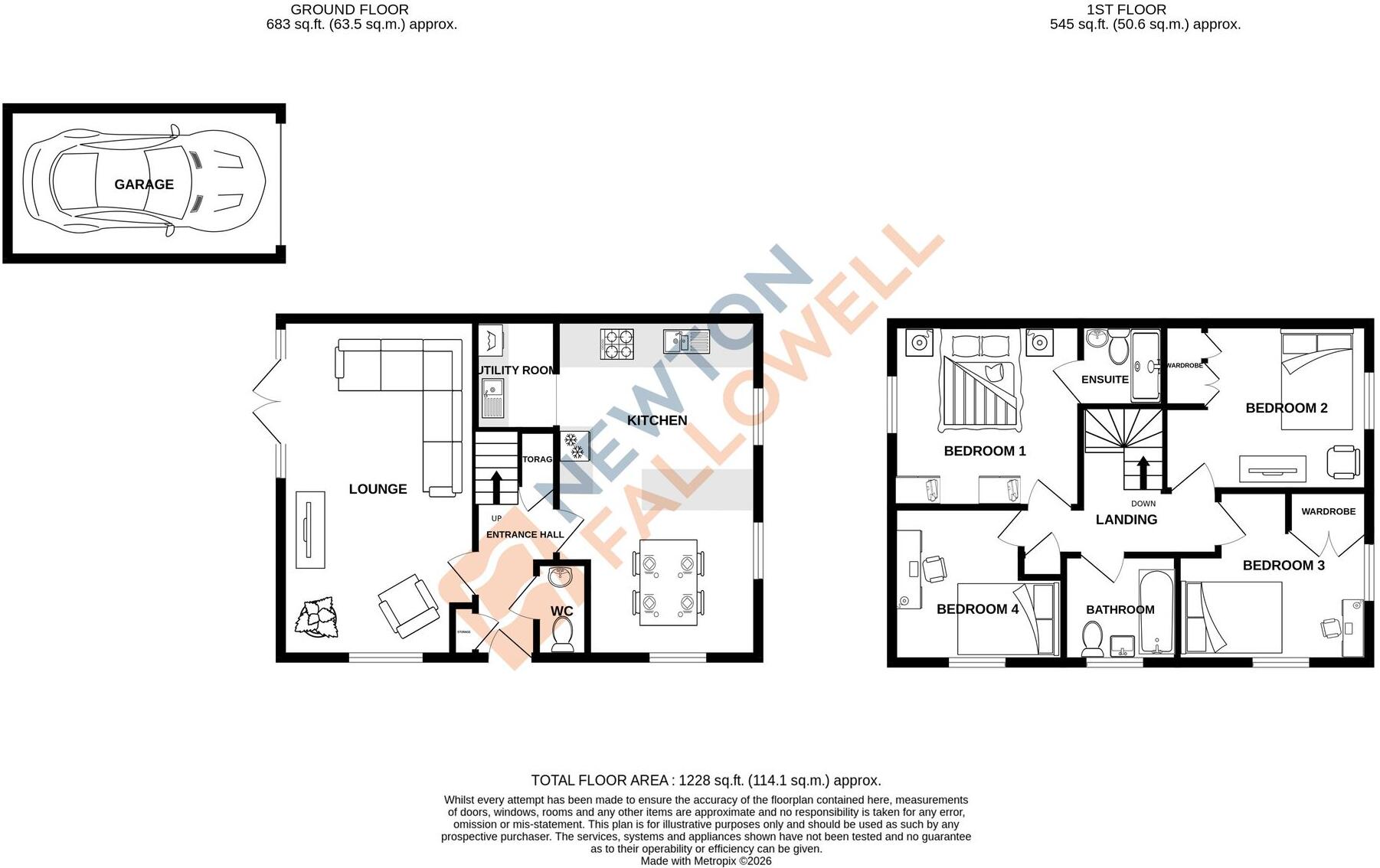 Spa Chase, Bourne, PE10 floorplan