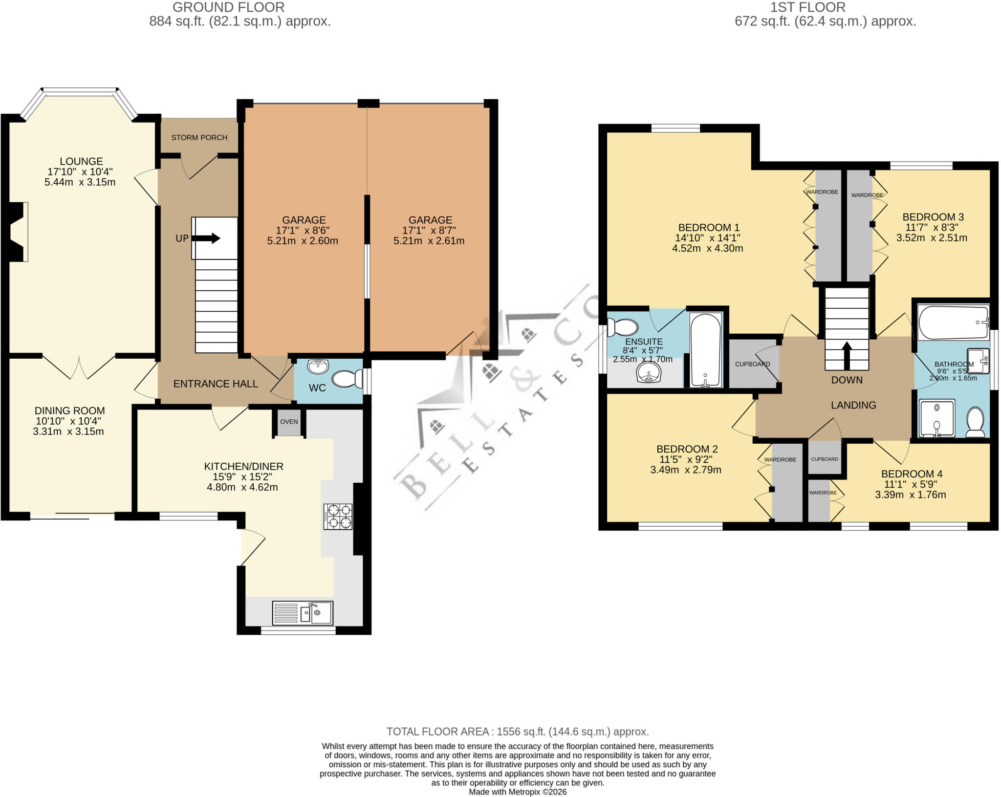 Stoneleigh Close, Dinnington, Sheffield floorplan