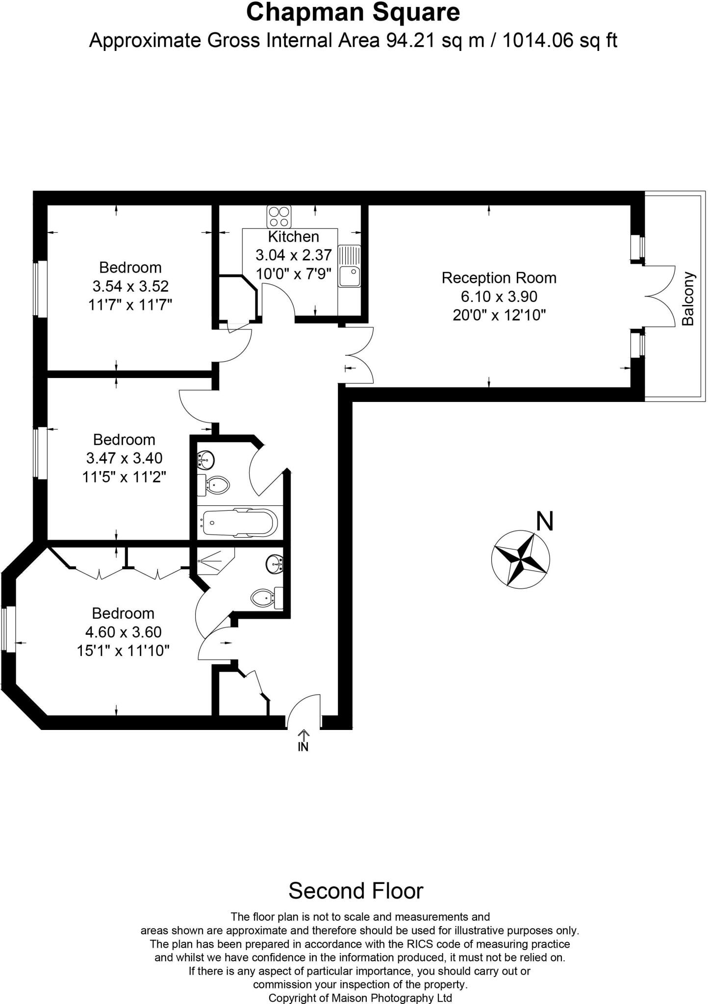 Chapman Square, SW19 floorplan