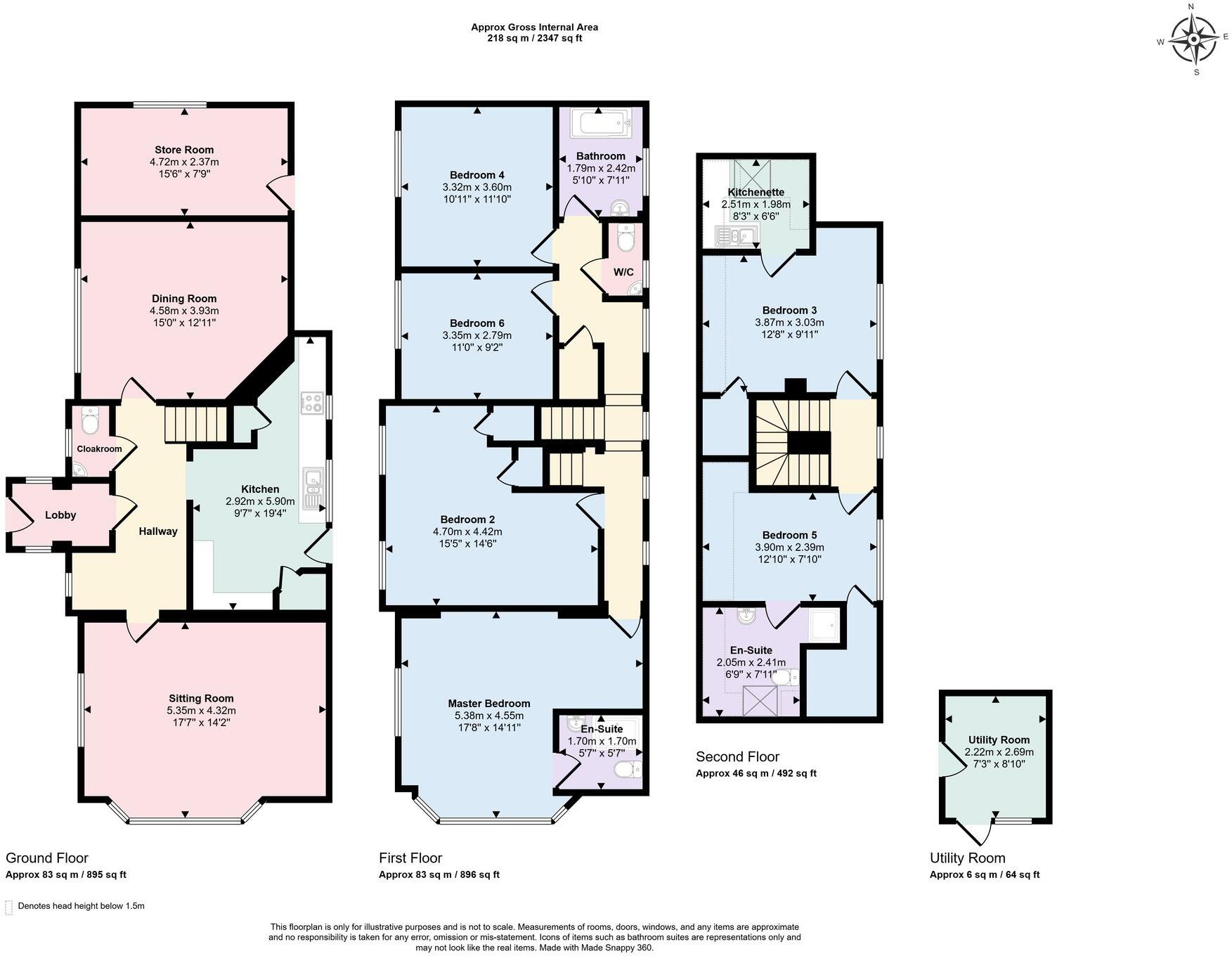 Southview Gardens, Worthing, BN11 floorplan